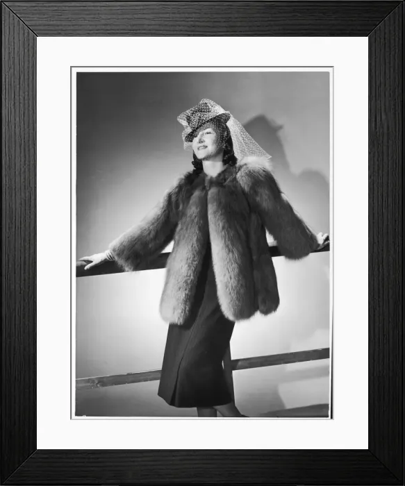 Framed Print : Fox Coat by Halifax Framed Print : Fox Coat by Halifax