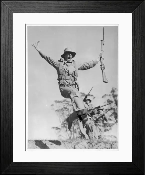 Framed Print : Training / Australia / Wwii Framed Print : Training / Australia / Wwii