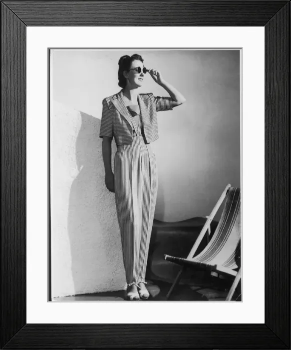 Framed Print : Beach Wear Late 1930S Framed Print : Beach Wear Late 1930S