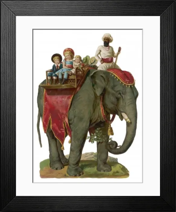 Framed Print : Elephant Ride Framed Print : Elephant Ride