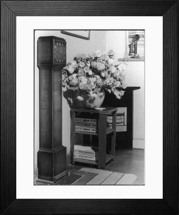 Framed Print : Flowers in Hallway Framed Print : Flowers in Hallway