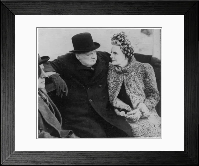 Framed Print : Mr. Mrs Churchill Framed Print : Mr. Mrs Churchill