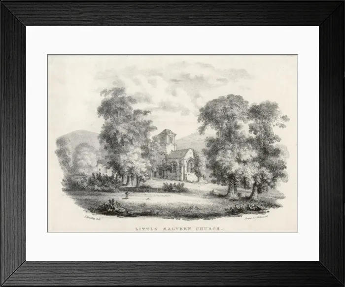 Framed Print : Little Malvern Church Framed Print : Little Malvern Church