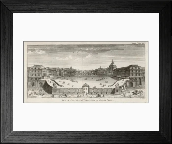 Framed Print : Versailles Palace C1700 Framed Print : Versailles Palace C1700