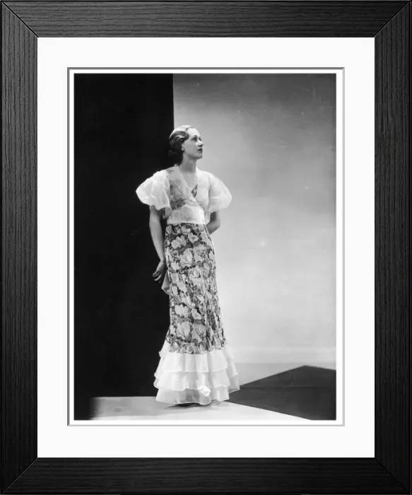Framed Print : Ascot Frock 1933 Framed Print : Ascot Frock 1933