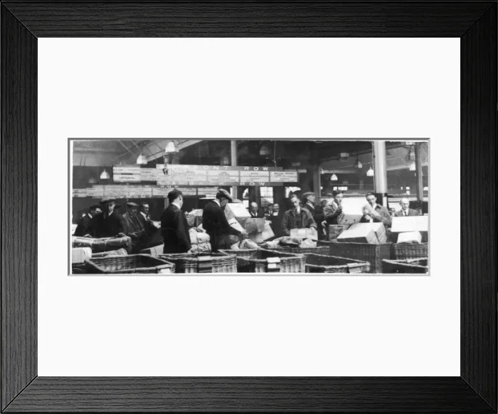 Framed Print : Sorting Post 1930S Framed Print : Sorting Post 1930S