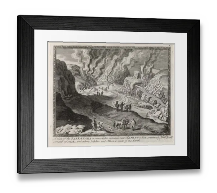 Framed Print : Solfatara Volcano C17Th Framed Print : Solfatara Volcano C17Th