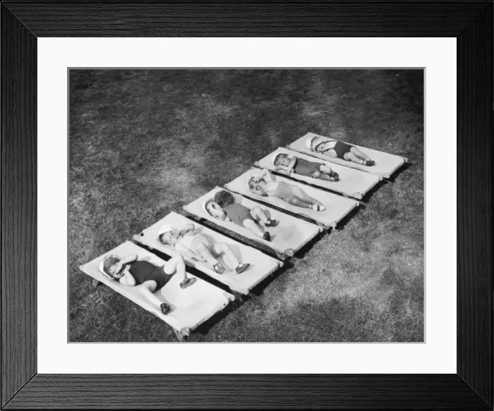 Framed Print : Sunbathing Foundlings Framed Print : Sunbathing Foundlings