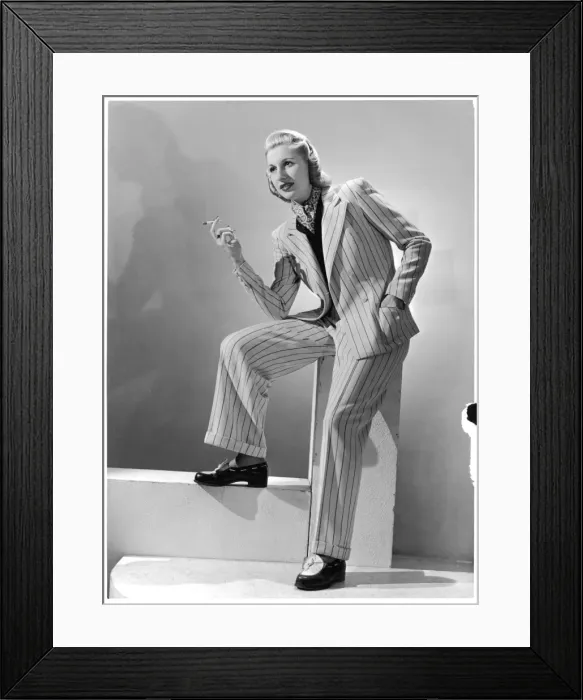 Framed Print : Trouser Suit 1939 Framed Print : Trouser Suit 1939