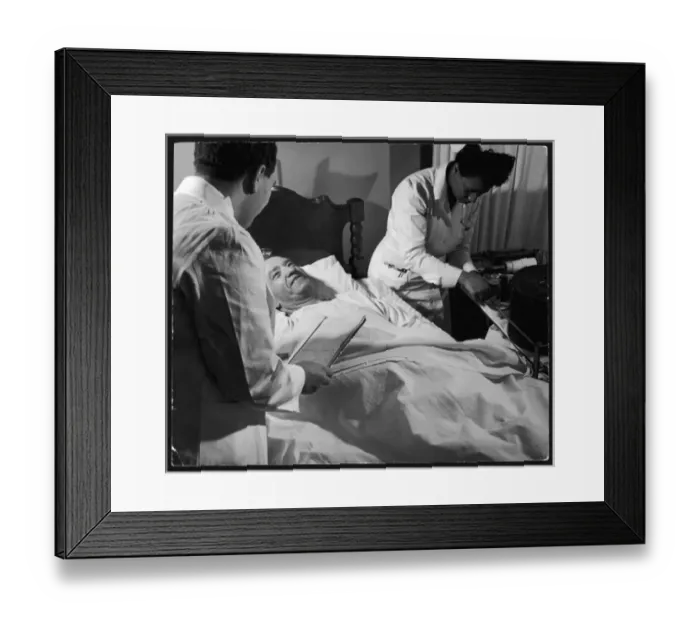 Framed Print : Hospital Patient Framed Print : Hospital Patient
