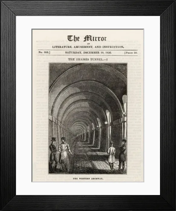 Framed Print : Rotherhithe Tunnel Framed Print : Rotherhithe Tunnel