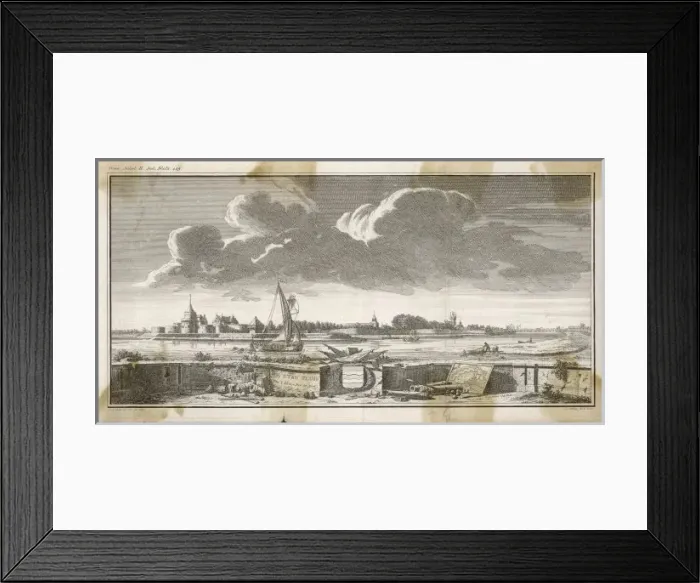 Framed Print : Sluys / Sluis 1739 Framed Print : Sluys / Sluis 1739