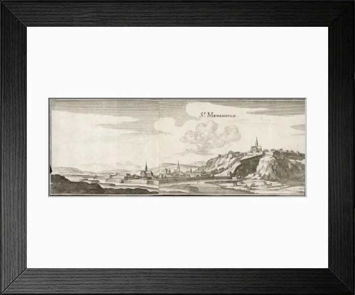 Framed Print : Sainte-Menehould C18Th Framed Print : Sainte-Menehould C18Th