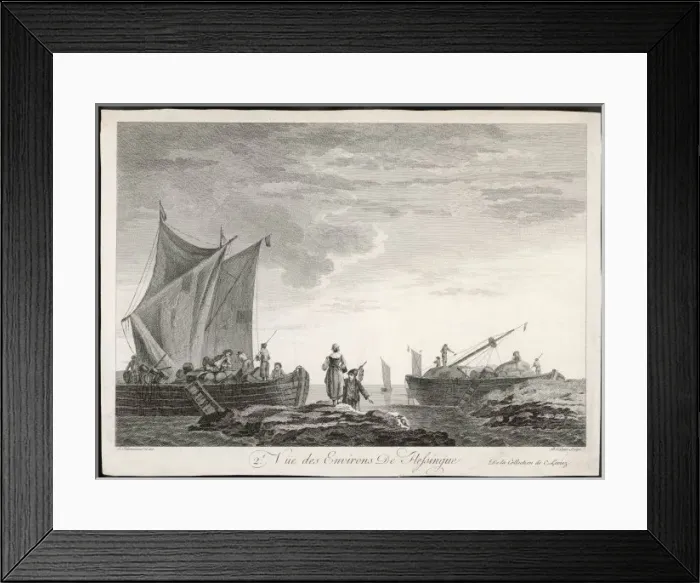 Framed Print : Flushing 2 / Pillement Framed Print : Flushing 2 / Pillement
