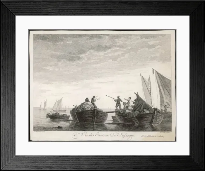 Framed Print : Flushing 4 / Pillement Framed Print : Flushing 4 / Pillement
