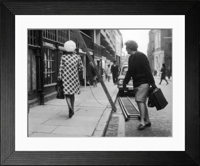 Framed Print : Walking under a Ladder Framed Print : Walking under a Ladder