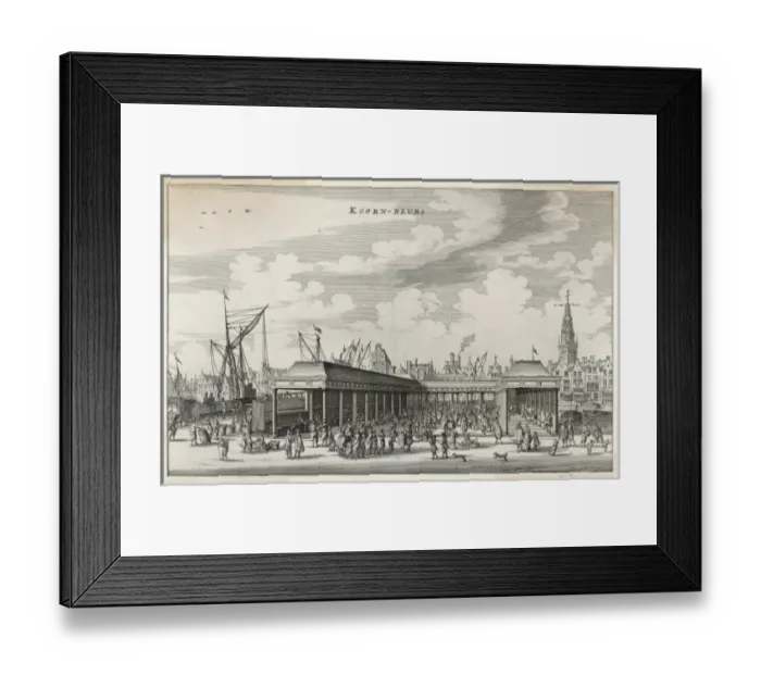 Framed Print : Corn Exchange Delft C17 Framed Print : Corn Exchange Delft C17