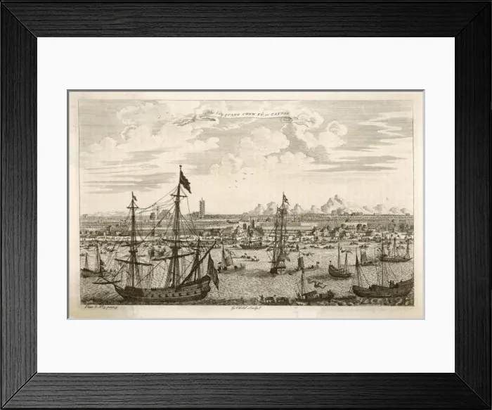 Framed Print : Canton from Nieuhof Framed Print : Canton from Nieuhof