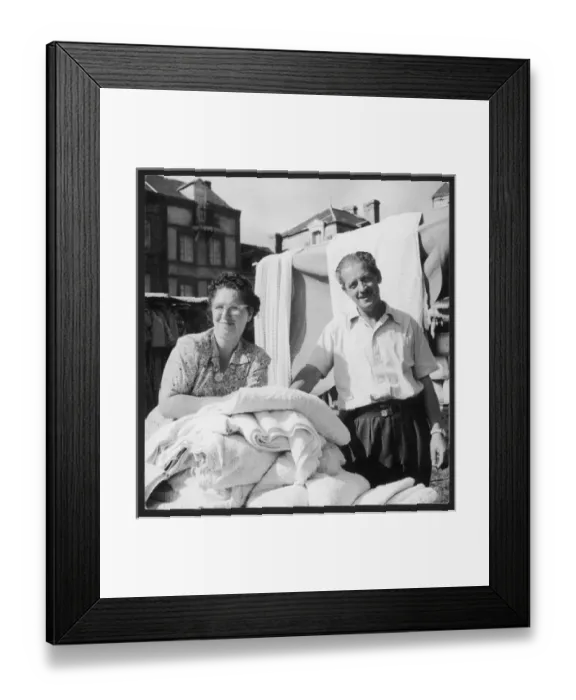 Framed Print : Market Stall 1950S Framed Print : Market Stall 1950S