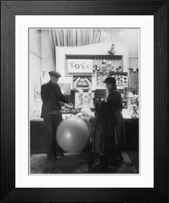 Framed Print : Toy Stall 1930S Framed Print : Toy Stall 1930S