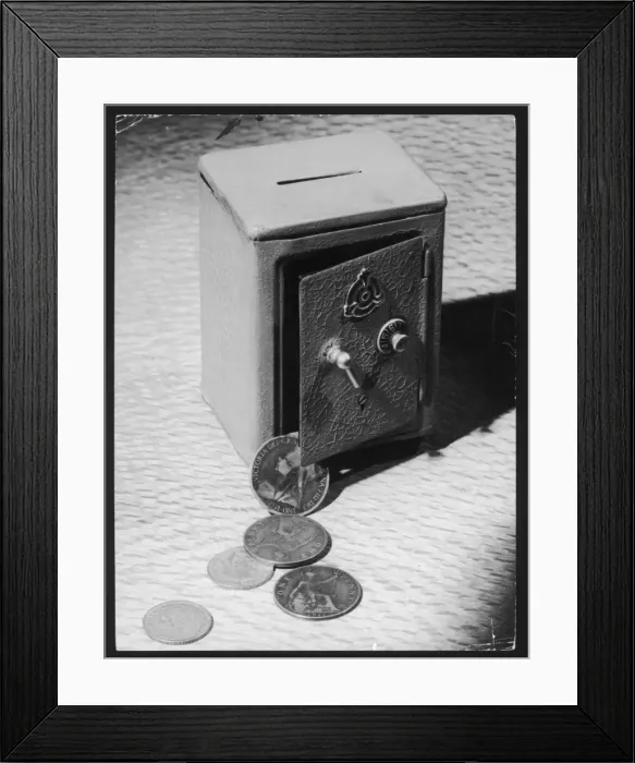 Framed Print : Money Box Safe Framed Print : Money Box Safe