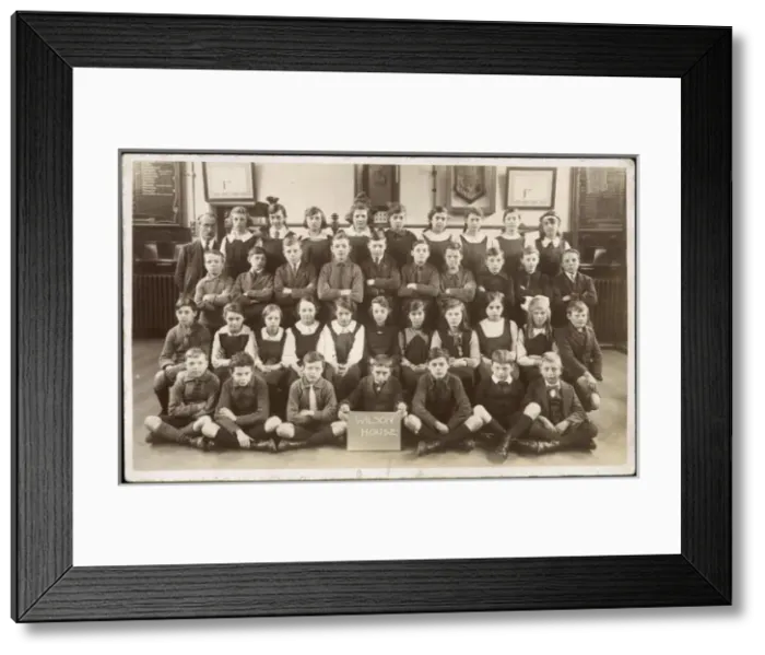 Framed Print : Class Photograph / 1920 Framed Print : Class Photograph / 1920