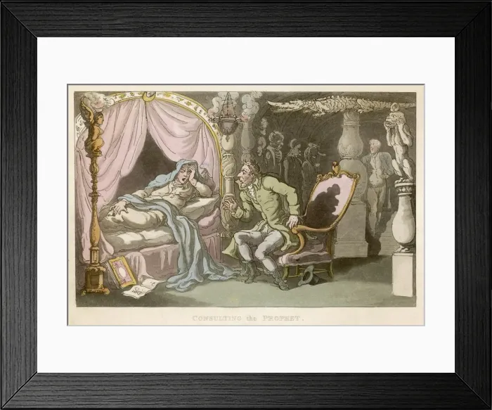 Framed Print : Consulting the Prophet Framed Print : Consulting the Prophet
