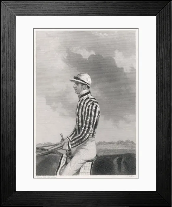 Framed Print : Simon Templeman, Jockey Framed Print : Simon Templeman, Jockey