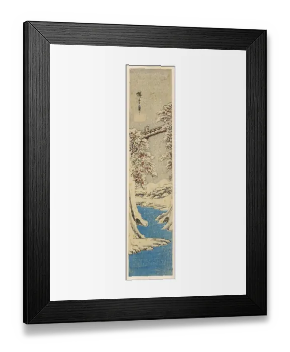 Framed Print : Winter Scene Japan Framed Print : Winter Scene Japan