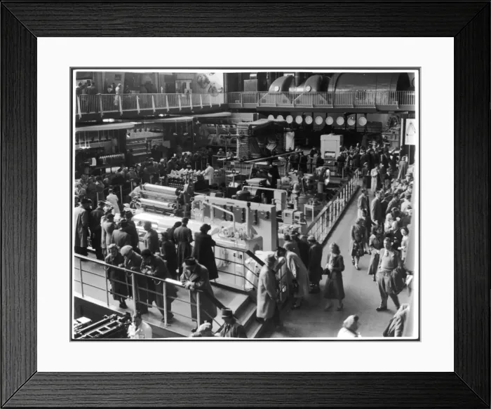 Framed Print : Power & Production 1951 Framed Print : Power & Production 1951
