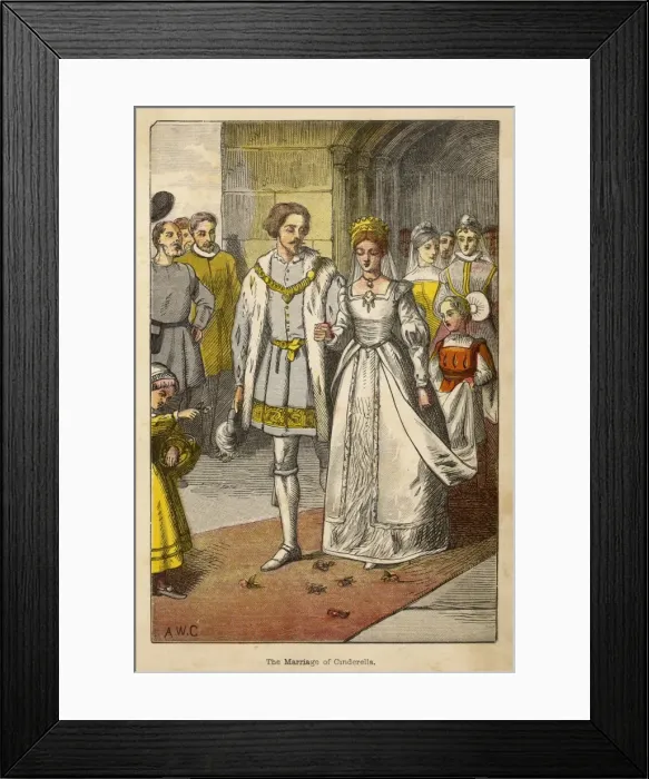 Framed Print : Fairytale Wedding 1867 Framed Print : Fairytale Wedding 1867