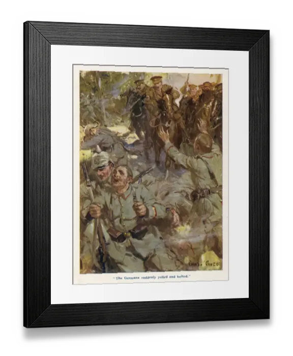 Framed Print : Cavalry Action 1914 Framed Print : Cavalry Action 1914