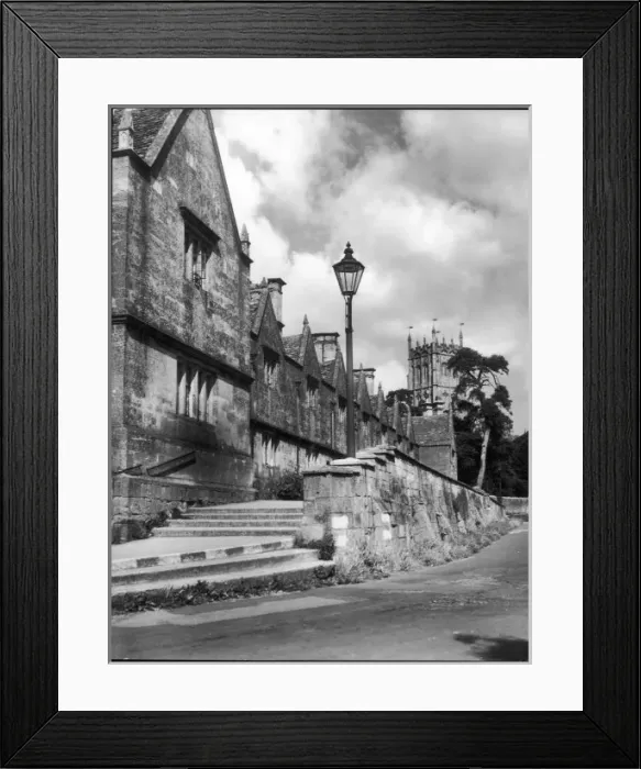Framed Print : Almshouses, Glos Framed Print : Almshouses, Glos