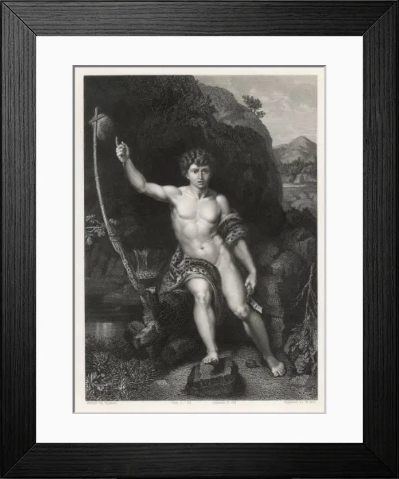 Framed Print : John the Baptist (Raph. ) Framed Print : John the Baptist (Raph. )
