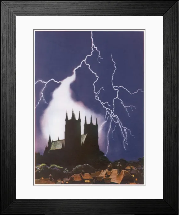 Framed Print : Forked Lightning Framed Print : Forked Lightning