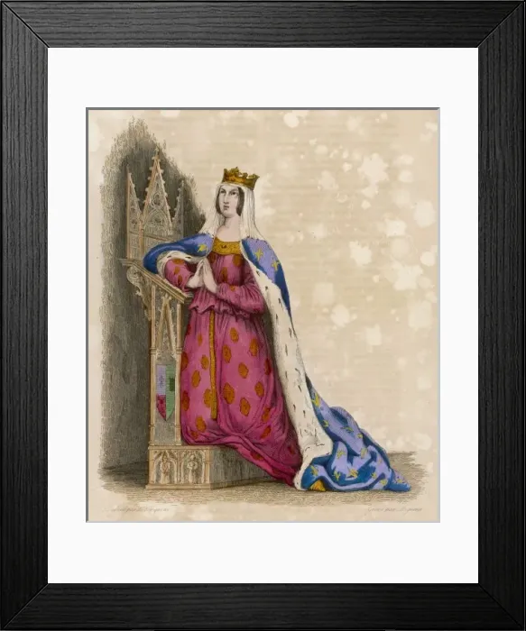 Framed Print : Blanche De Castile Framed Print : Blanche De Castile