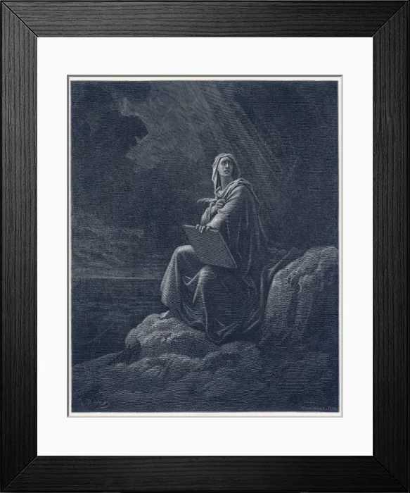 Framed Print : John on Patmos Framed Print : John on Patmos