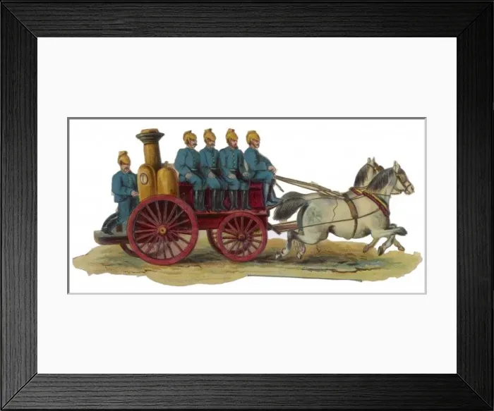 Framed Print : Fire Engine Scrap Framed Print : Fire Engine Scrap
