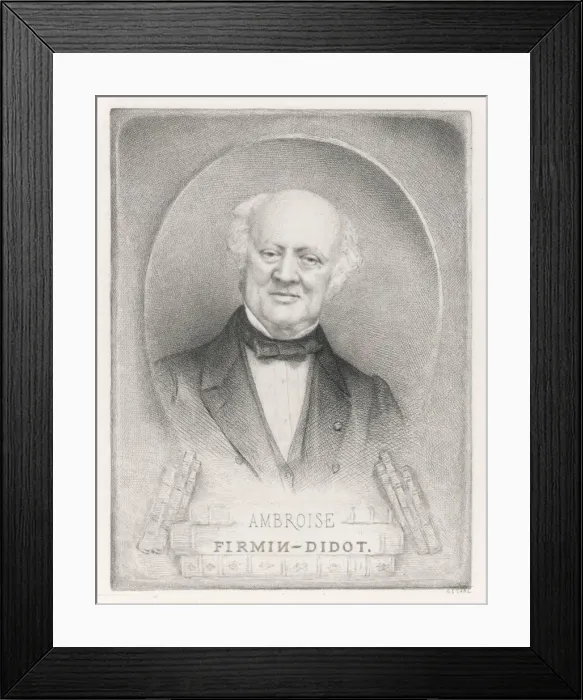 Framed Print : Ambroise Firmin Didot Framed Print : Ambroise Firmin Didot