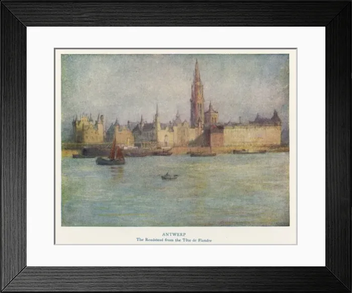 Framed Print : ANTWERP, 1920 Framed Print : ANTWERP, 1920