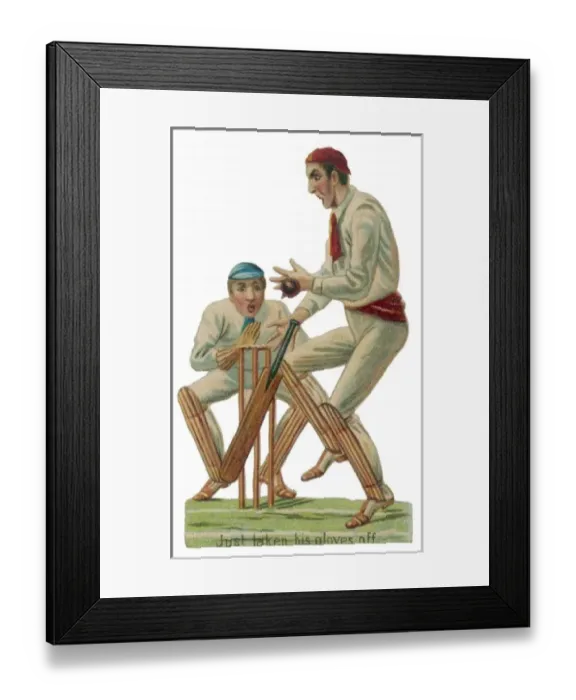 Framed Print : Batsmen Scrap Framed Print : Batsmen Scrap
