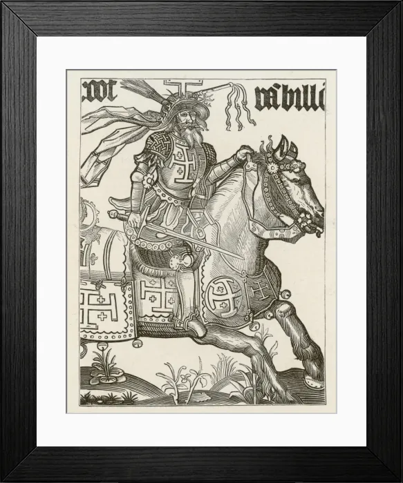 Framed Print : Godefroi De Bouillon Framed Print : Godefroi De Bouillon