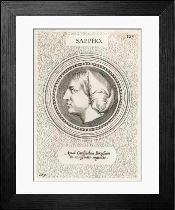 Framed Print : Sappho / Head Framed Print : Sappho / Head