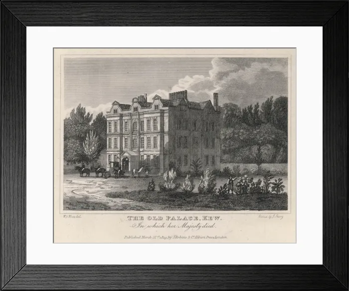 Framed Print : KEW PALACE / 1819 Framed Print : KEW PALACE / 1819
