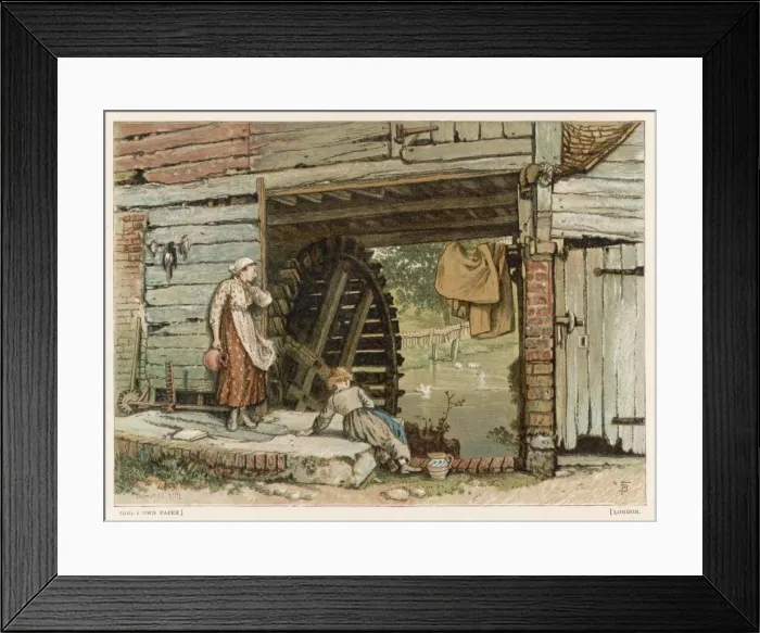 Framed Print : Surrey Water Mill Framed Print : Surrey Water Mill