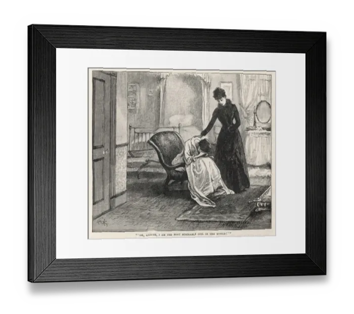 Framed Print : Miserable Girl Framed Print : Miserable Girl
