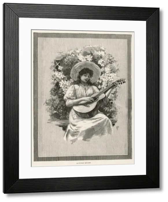Framed Print : Playing the Guitar Framed Print : Playing the Guitar