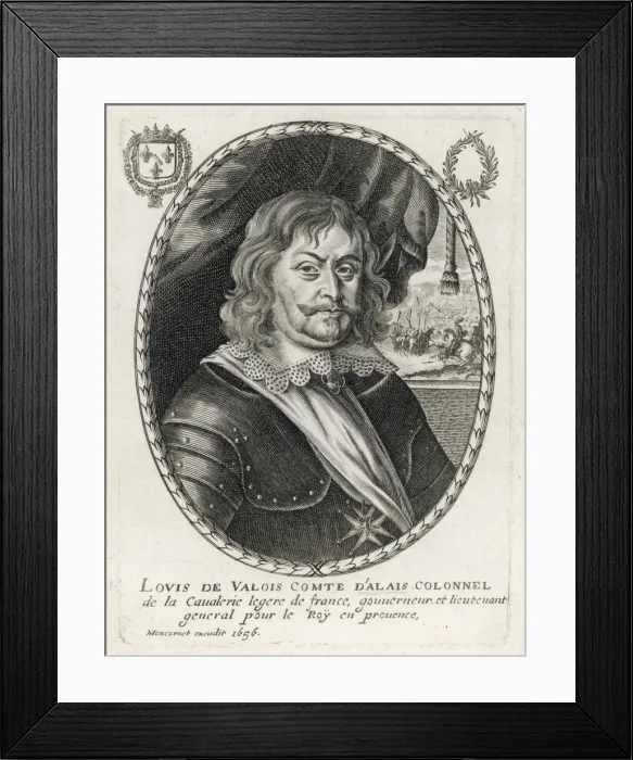 Framed Print : Louis, Duc D alais Framed Print : Louis, Duc D alais