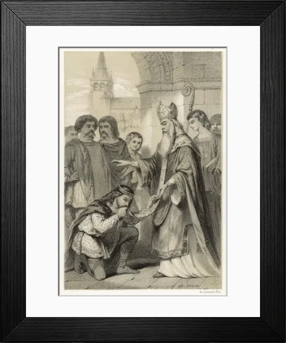Framed Print : Germain and Clotaire Framed Print : Germain and Clotaire