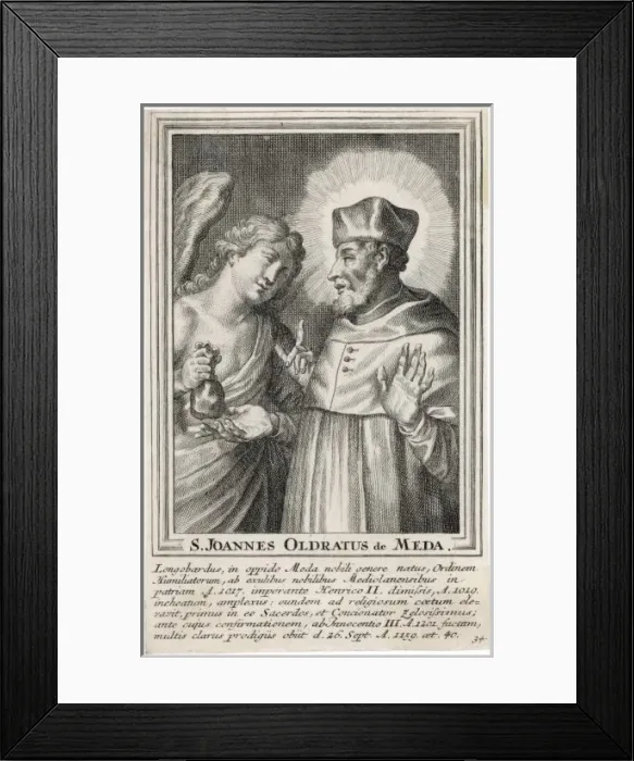 Framed Print : Saint John of Meda Framed Print : Saint John of Meda
